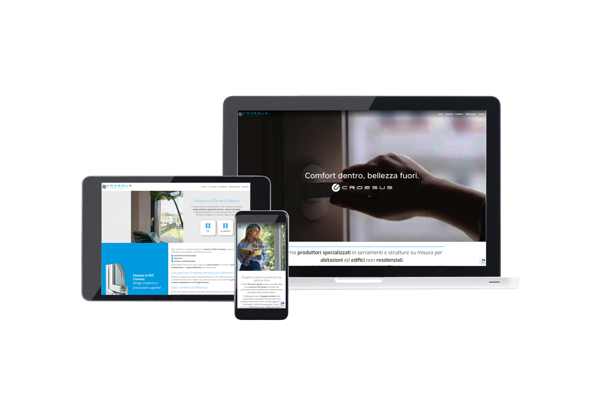 Sito web croesus serramenti